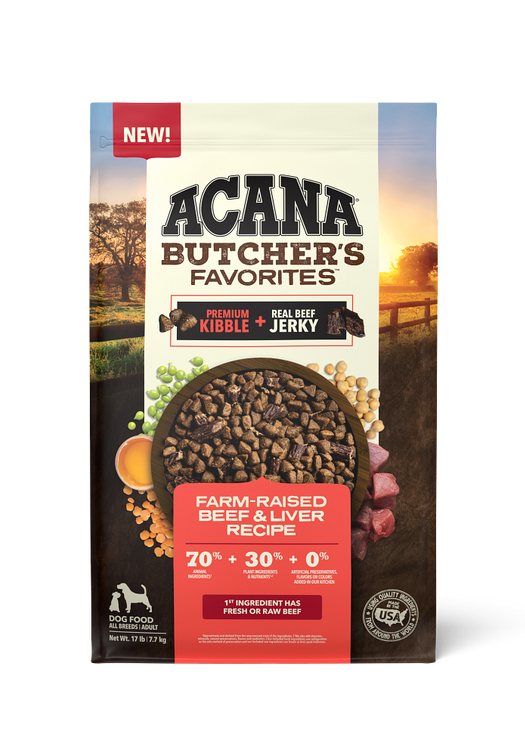 Butcher's Favorites&trade;, Farm-Raised Beef & Liver Recipe
